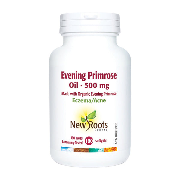 New Roots Evening Primrose Oil 500 mg 180 Softgels Image 1