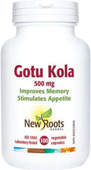 New Roots Gotu Kola 500 mg 100 VCaps Image 1