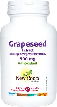 New Roots Grape Seed Extract 500 mg 60 VCaps Image 1