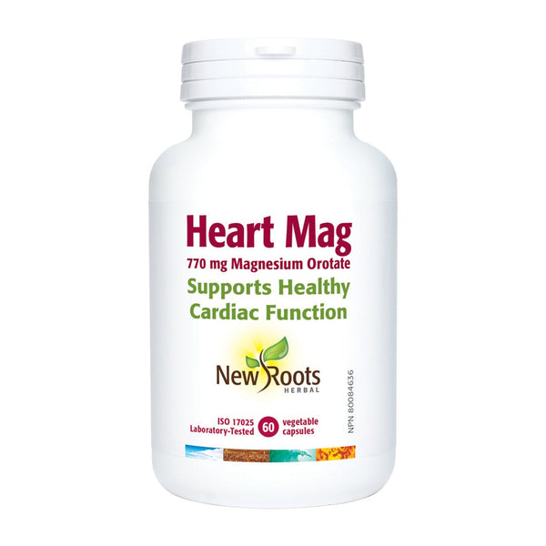 New Roots Heart Mag 770 mg Magnesium Orotate 60 VCaps Image 1