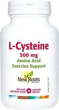 New Roots L-Cysteine 500 mg 50 VCaps Image 1