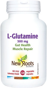 New Roots L-Glutamine 500 mg 120 VCaps Image 1
