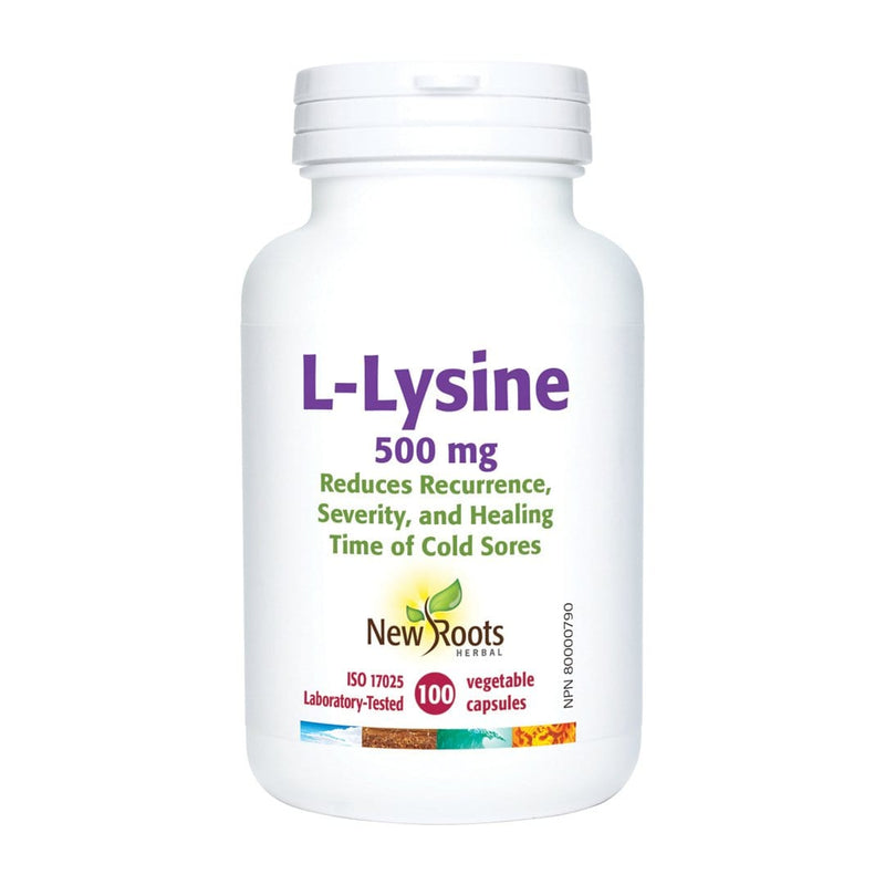 New Roots L-Lysine 500 mg 100 VCaps Image 1