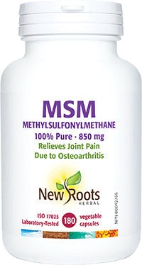 New Roots MSM Methylsulfonylmethane 100% Pure 850 mg 180 VCaps Image 1