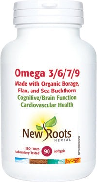 New Roots Omega 3/6/7/9 180 Softgels Image 1