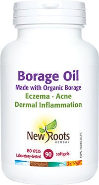 New Roots Organic Borage Oil 90 Softgels Image 1