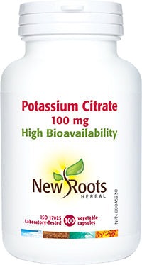 New Roots Potassium Citrate mg 100 VCaps Image 1