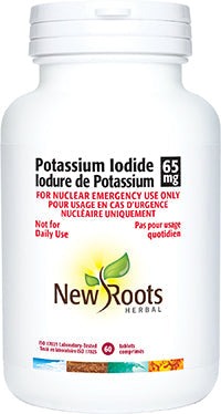 New Roots Potassium Iodide 65 mg 60 Tablets Image 1