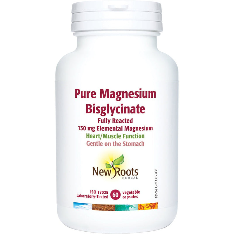 New Roots Pure Magnesium Bisglycinate 130 mg VCaps Image 1