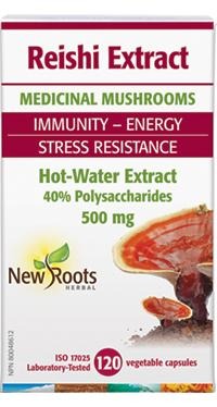 New Roots Reishi Extract 500 mg VCaps Image 1