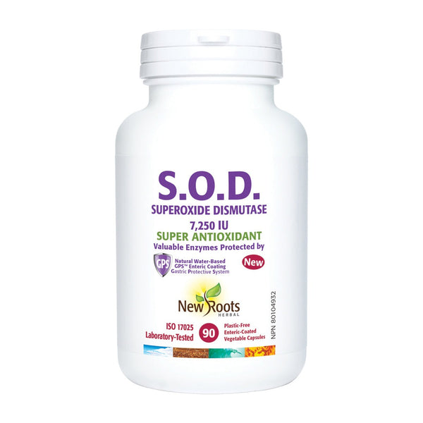 New Roots S.O.D Superoxide Dismutase 90 VCaps Image 1