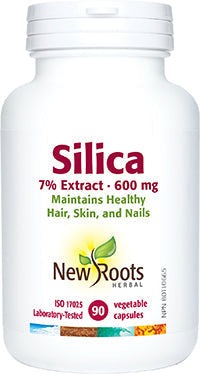 New Roots Silica 7% Extract 600 mg 90 VCaps Image 1