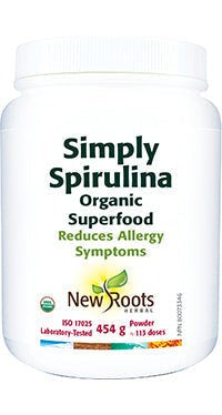 New Roots Simply Spirulina Organic Superfood 454 g Image 1