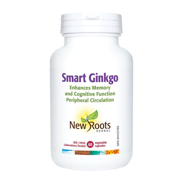 New Roots Smart Ginkgo 60 VCaps Image 1
