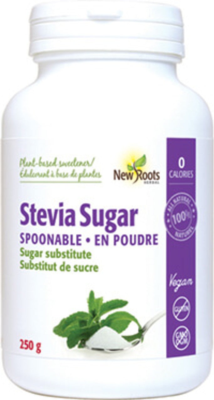 New Roots Stevia Sugar Spoonable Powder 454 g Image 2