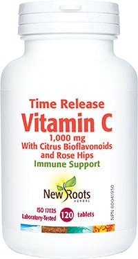 New Roots Time Release Vitamin C 1000 mg 120 Tablets Image 1