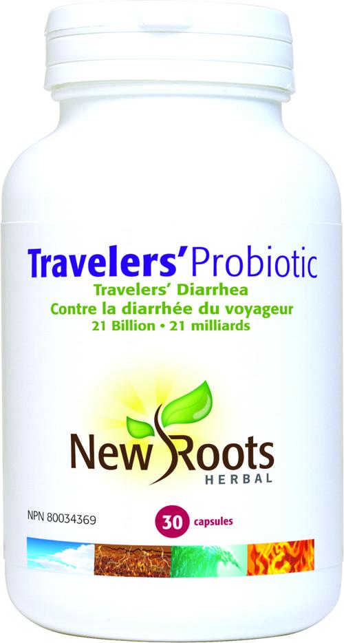 New Roots Travelers' Probiotic 21 Billion+ CFU 30 VCaps Image 1
