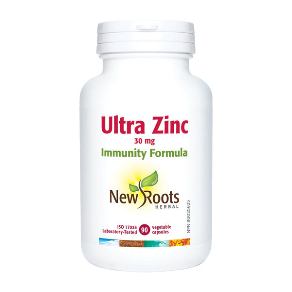 New Roots Ultra Zinc 30 mg 90 VCaps Image 1