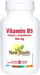 New Roots Vitamin B5 Calcium D‑Pantothenate 500 mg 100 VCaps Image 1