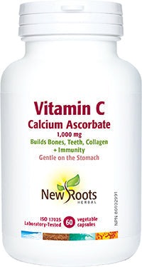 New Roots Vitamin C Calcium Ascorbate 1000 mg 60 VCaps Image 1