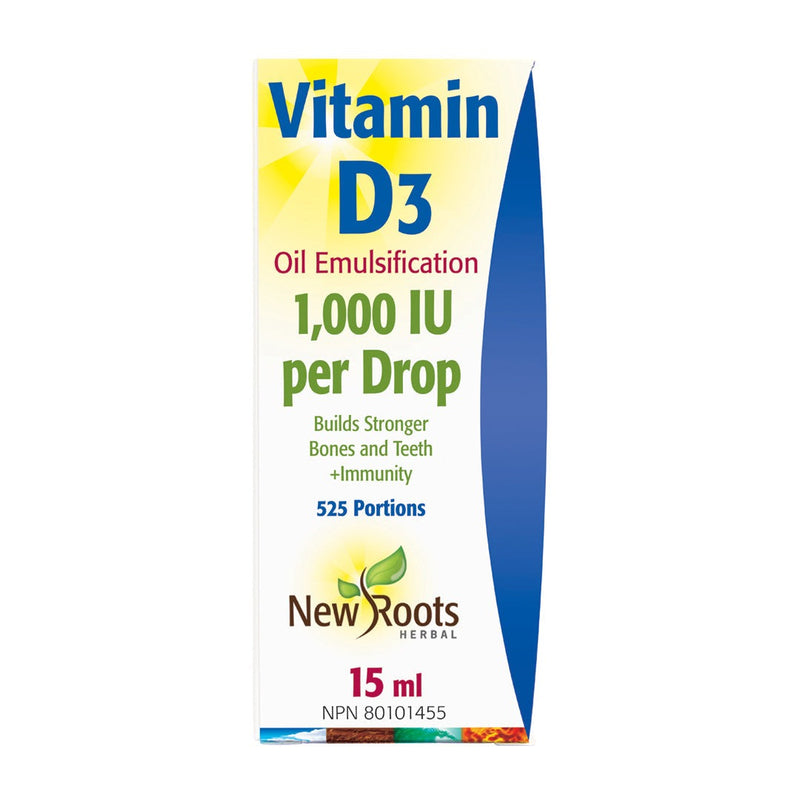 New Roots Vitamin D3 1000 IU Image 1