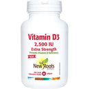 New Roots Vitamin D3 2500 IU Extra Strength Softgels Image 1