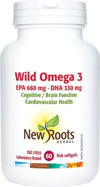 New Roots Wild Omega 3 EPA 660 DHA Softgels Image 1