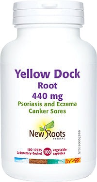 New Roots Yellow Dock 440 mg 100 VCaps Image 1