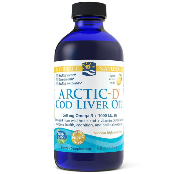Nordic Naturals Arctic-D Cod Liver Oil - Lemon 237 mL Image 1