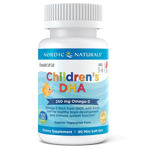 Nordic Naturals Children's DHA - Strawberry 90 Softgels Image 1