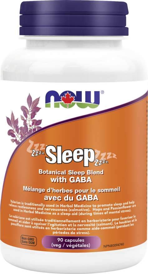 Now Botanical Sleep Blend with GABA 90 VCaps Image 1