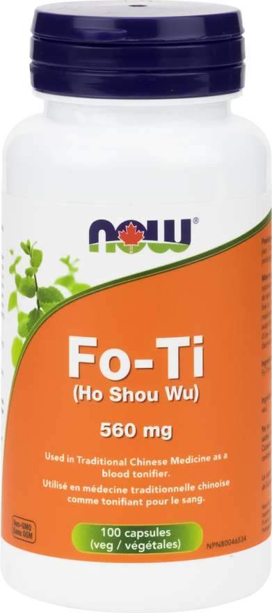 Now Fo-Ti Ho Shou Wu 560 mg 100 VCaps Image 1