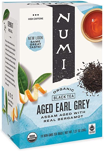 Numi Organic - Aged Earl Grey 18 Tea Bags Image 3