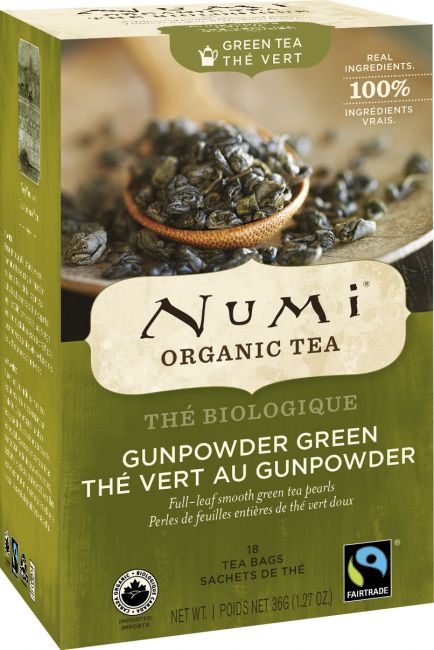 Numi Organic - Gunpowder Green 18 Tea Bags Image 1