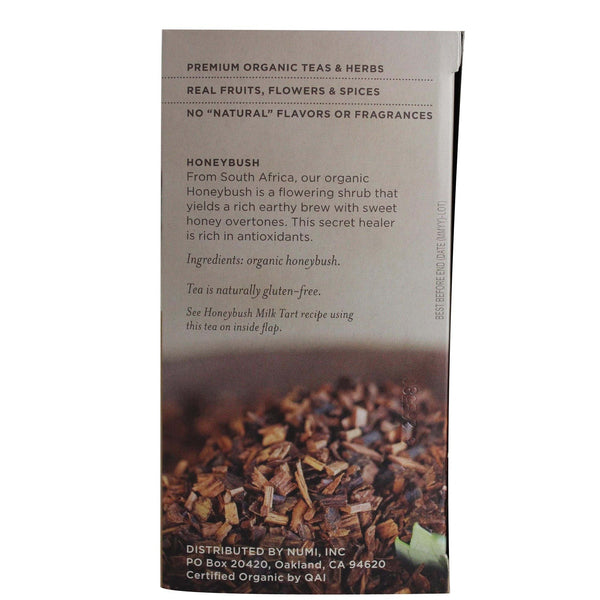 Numi Organic - Honeybush 18 Tea Bags Image 1