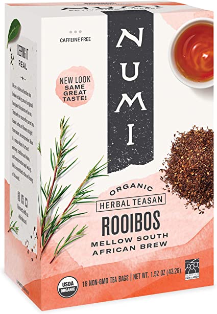 Numi Organic - Rooibos 18 Tea Bags Image 3