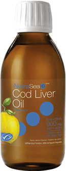 NutraSea +D Cod Liver Oil - Zesty Lemon 200 mL Image 1