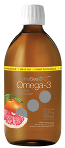 NutraSea HP +D Omega-3 High EPA 1500 mg - Grapefruit Tangerine Image 1