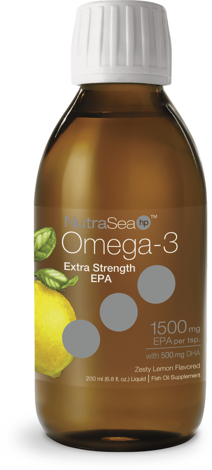 Buy NutraSea HP Omega3 Extra Strength EPA 1500 mg Zesty Lemon (200