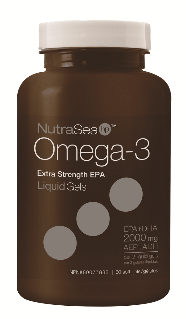 NutraSea HP Omega-3 Liquid Gels Extra Strength EPA 2000 mg 60 Softgels Image 1