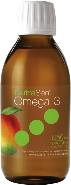 NutraSea Omega-3 1250 mg - Tropical Mango 200 mL Image 1