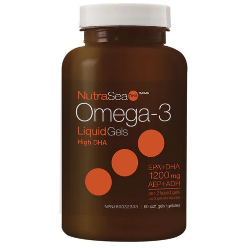 NutraSea Omega-3 2x Concentrated - Fresh Mint 60 Softgels Image 1
