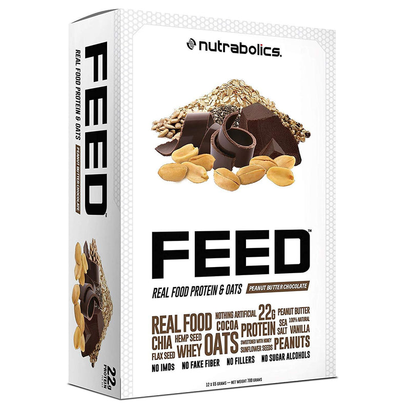 Nutrabolics FEED Real Food Protein & Oats - Peanut Butter Chocolate Image 2