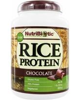 NutriBiotic Vegan Rice Protein - Chocolate 650 g Image 1