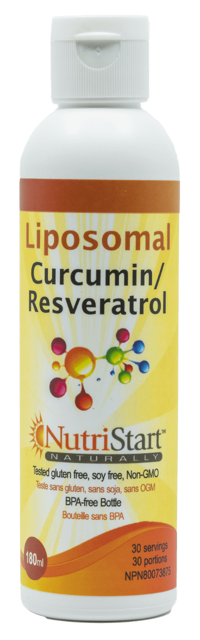 NutriStart Liposomal Curcumin/Resveratrol 180 mL Image 1