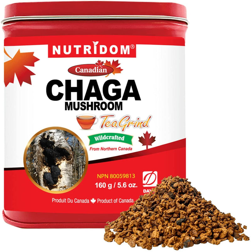 Nutridom Chaga Mushroom Tea Grind 160 g Image 1