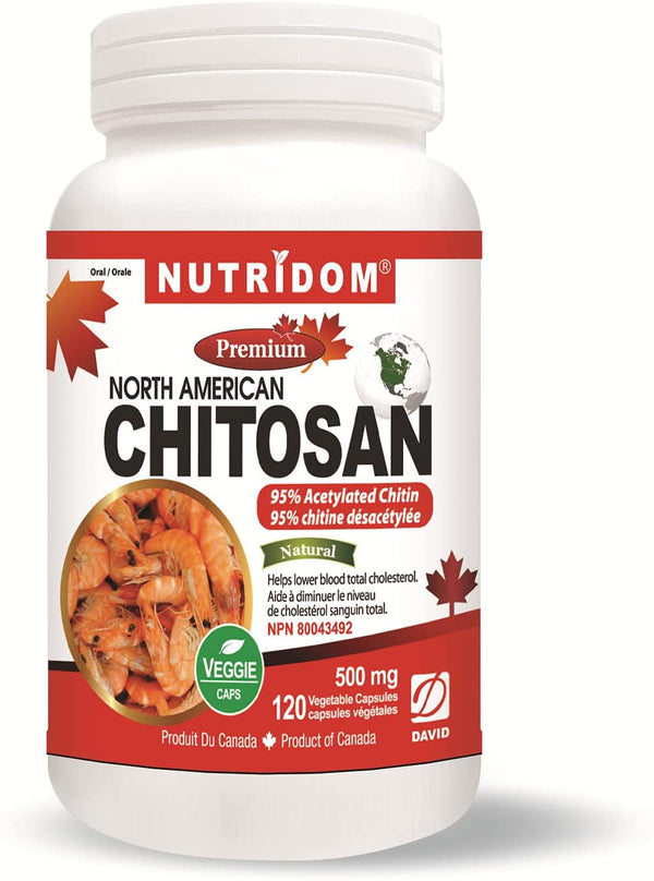 Nutridom Chitosan 500 mg 120 VCaps Image 1