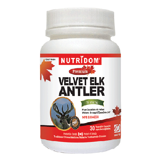 Nutridom Velvet Elk Antler 30 VCaps Image 1