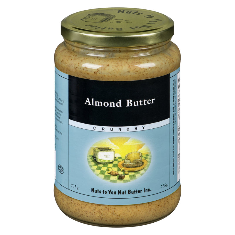 Nuts to You Nut Almond Butter - Crunchy 1.62 lbs Image 1