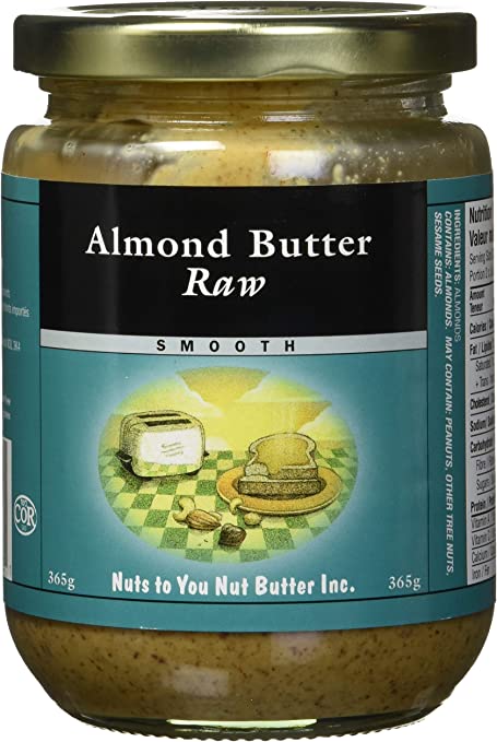 Nuts to You Nut Almond Butter Raw - Smooth 1.1 lbs Image 1